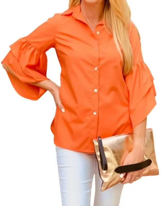 Camellia Tier Sleeve Shirt