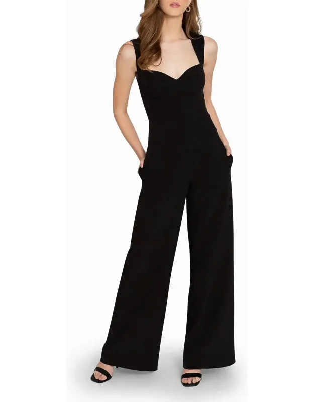 Heavy Jersey Wide Leg Jumpsuit
