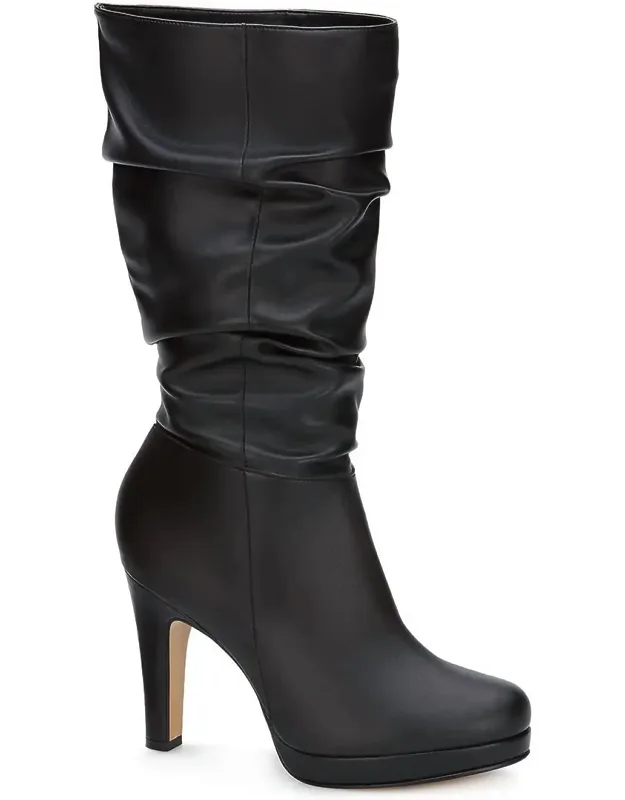 High Heel Tall Slouch Boots
