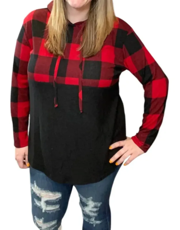 Buffalo Plaid Hoodie