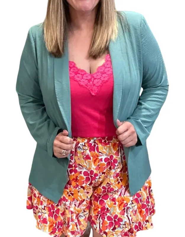 Open Front Blazer