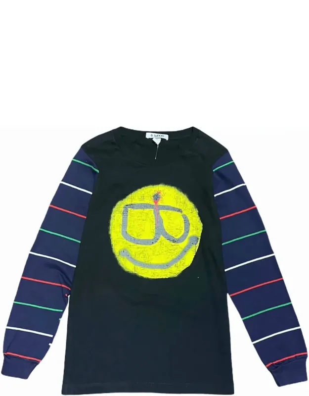 Smiley Face Long Sleeve Tee