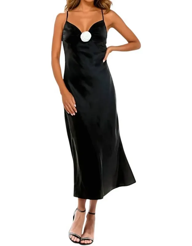 Satin Maxi Dress
