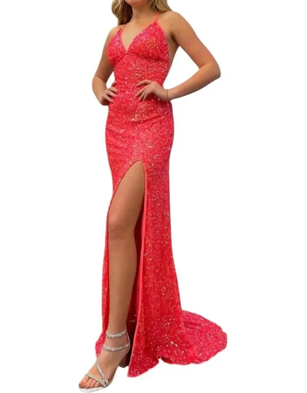 V Neck Backless Maxi Dress