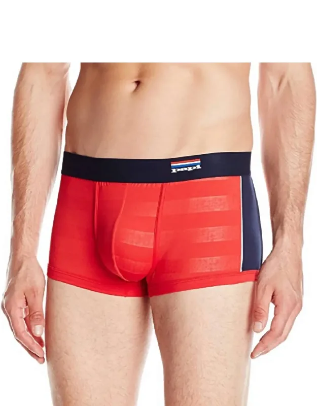 Americana Stripes Brazilian Trunks