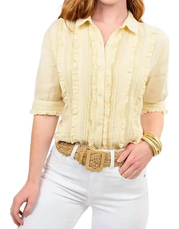 Tuxedo Gauze Shirt