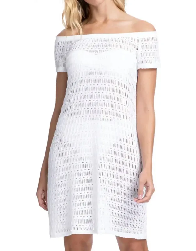 Off The Shoulder Cover Up Dress