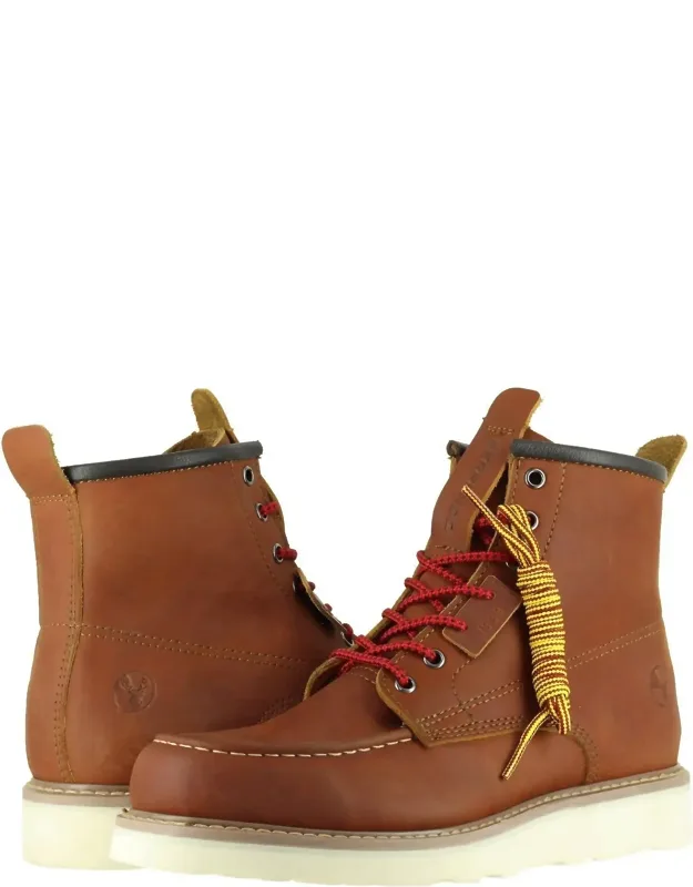 6" Moc Toe Work Boots
