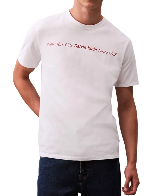 Linear Text Logo T-shirt