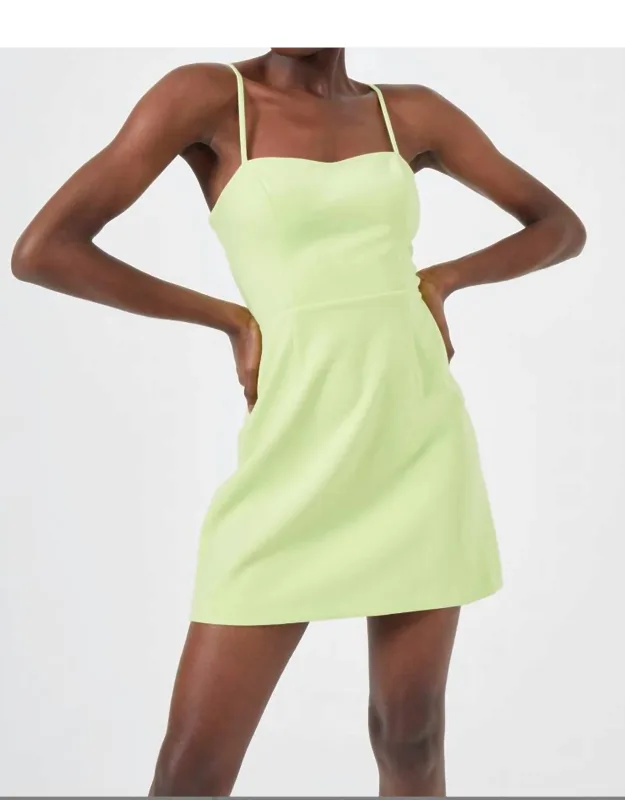 Tie Back Whisper Sweetheart Dress