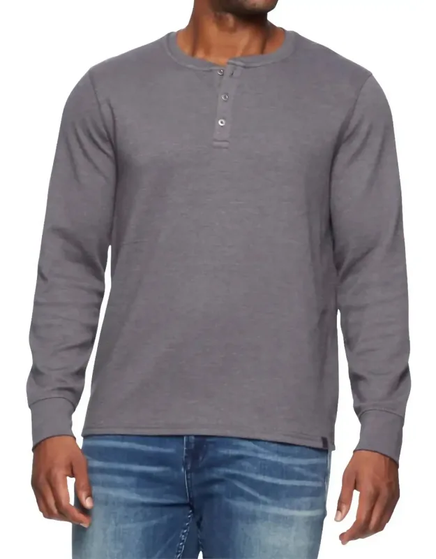 Waffle Henley Tee