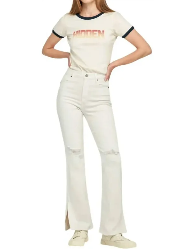 Low Rise Bootcut Jeans