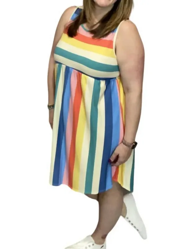Casual Stripe Dress