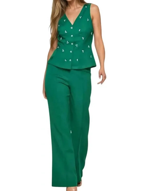 Embellished Pants