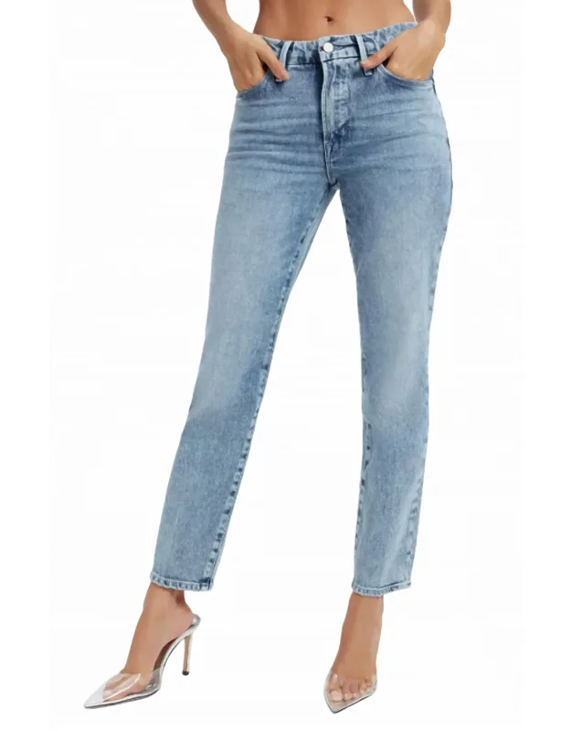 Classic High Waist Straight Leg Jeans