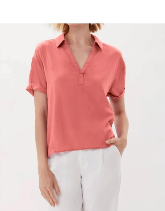 New Hutton Garment Dyed Pullover Top