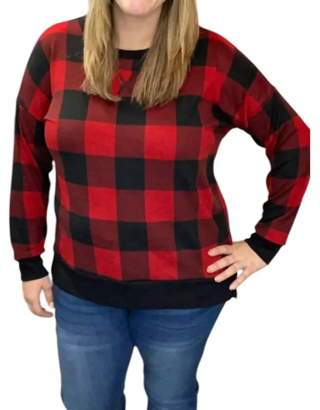 Plaid Weekender Tee
