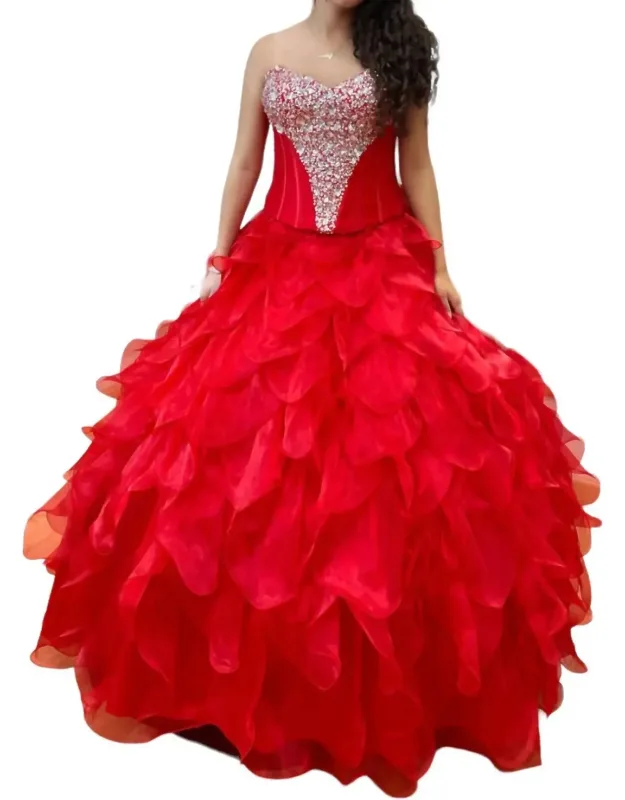 Off Shoulder Quinceañera Dress