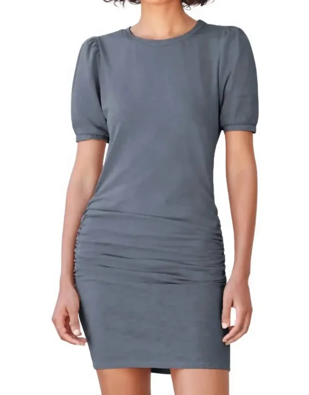 Puff Sleeve Mini Dress