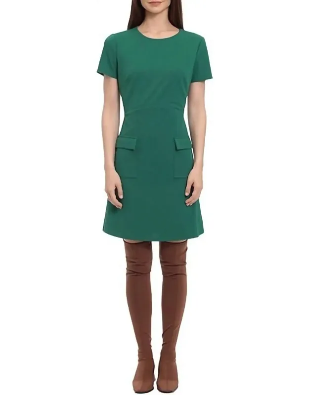 Front Pocket Short Day Dress