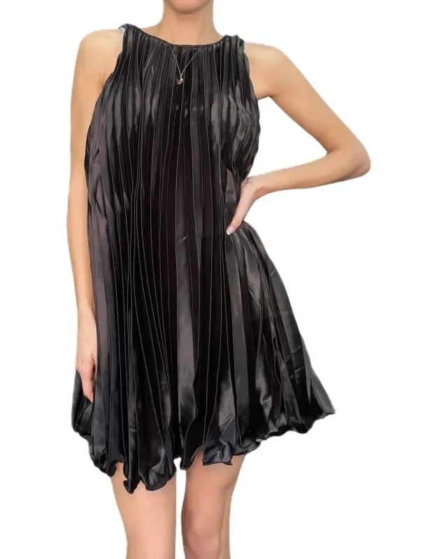 Accordion Pleated Dress