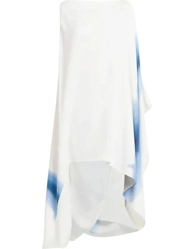 Draped High-low Dress