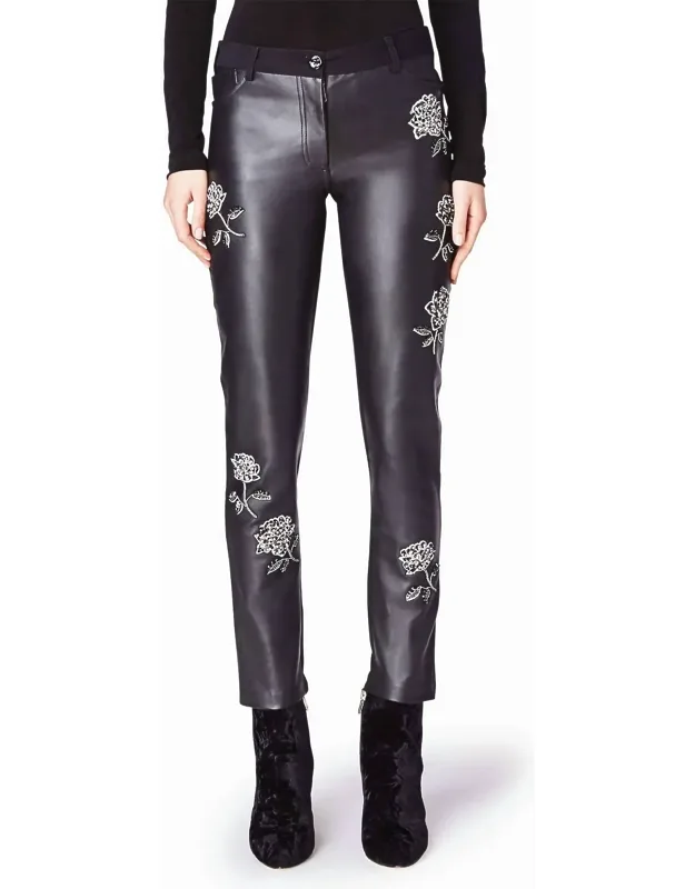Embellished Roses Pants