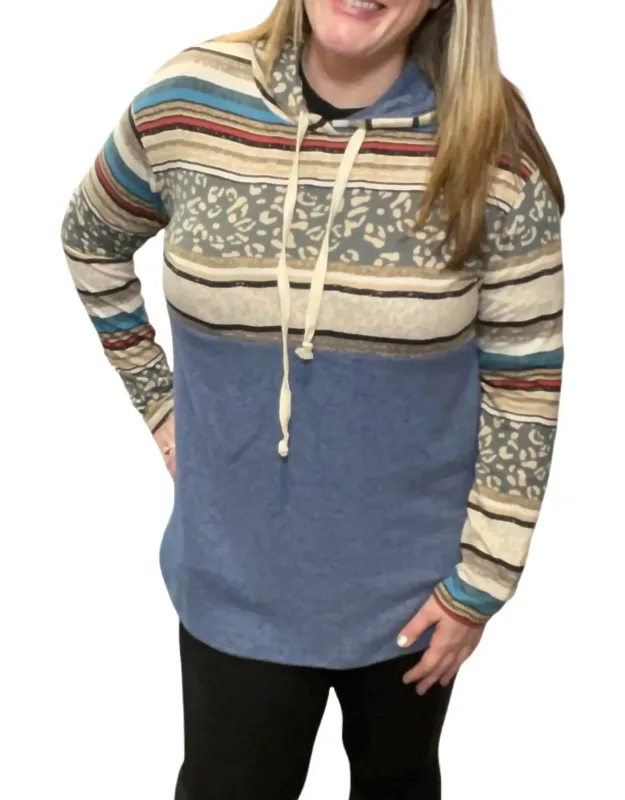 Animal Print Hoodie
