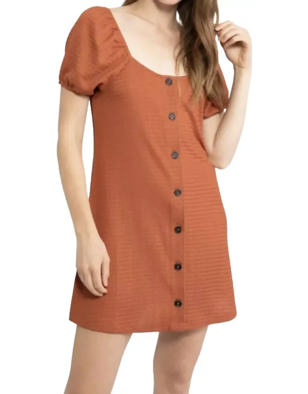 Button Up Knit Dress