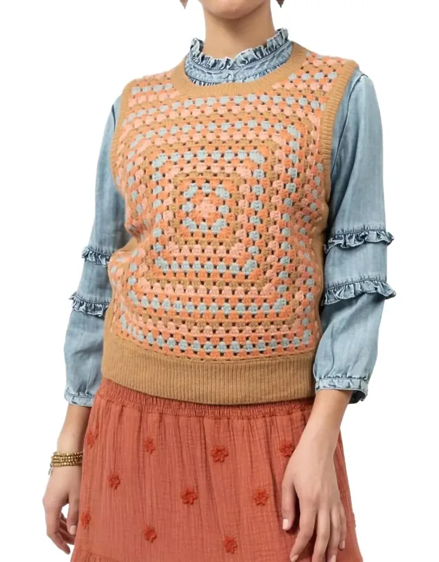 Granny Square Sweater Vest