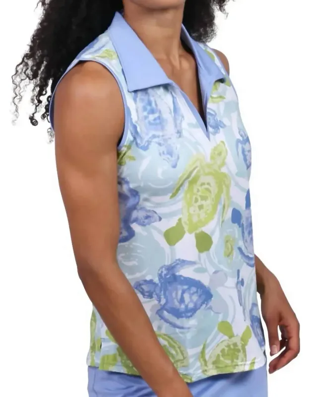 Sea Turtles Sleeveless Top