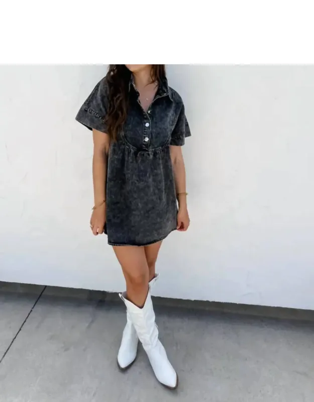 Last Dance Denim Dress