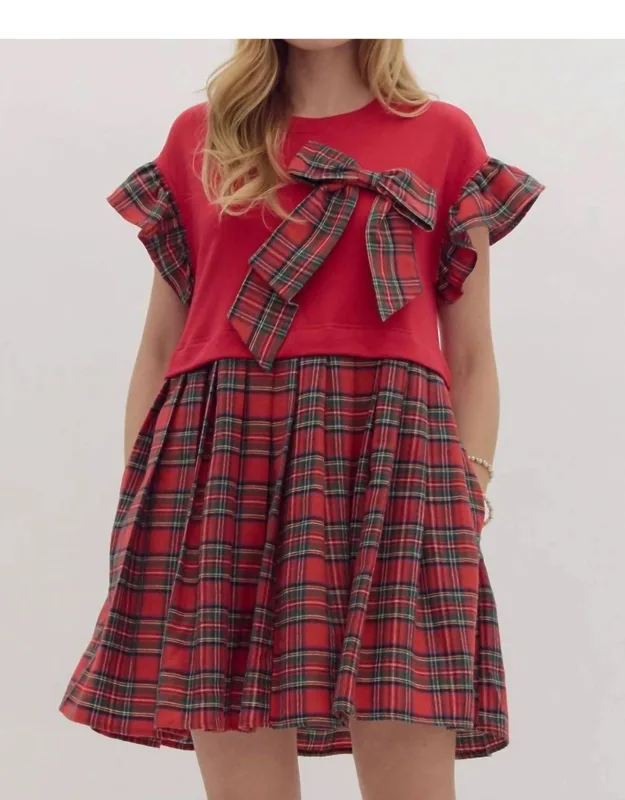 Plaid Dress