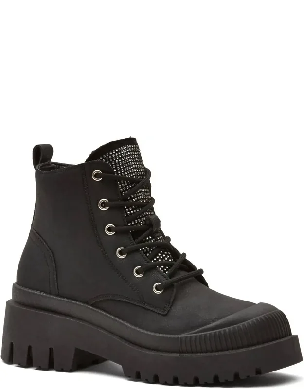 Chunky Canvas Boots
