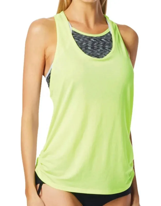 Breakaway 2-in-1 Racerback Mesh Tank