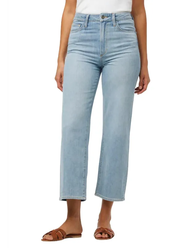 Cropped Wide Leg Jeans