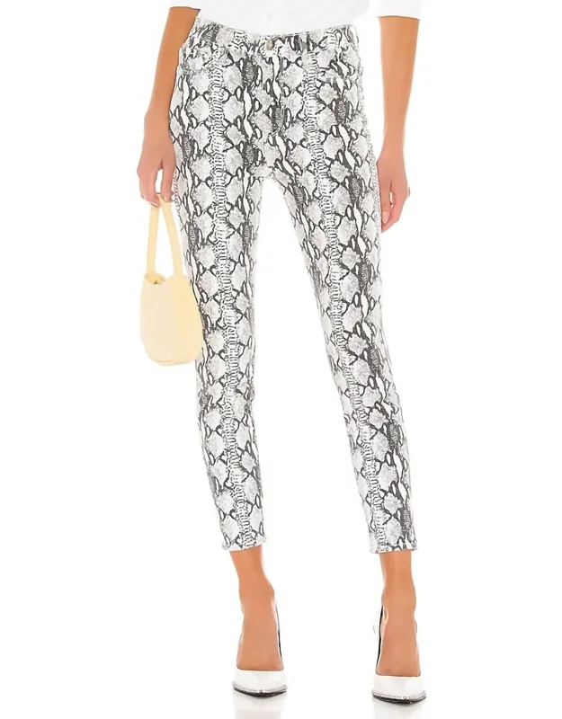 High Rise Cigarette Pants