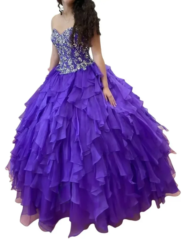 Off Shoulder Quinceañera Dress