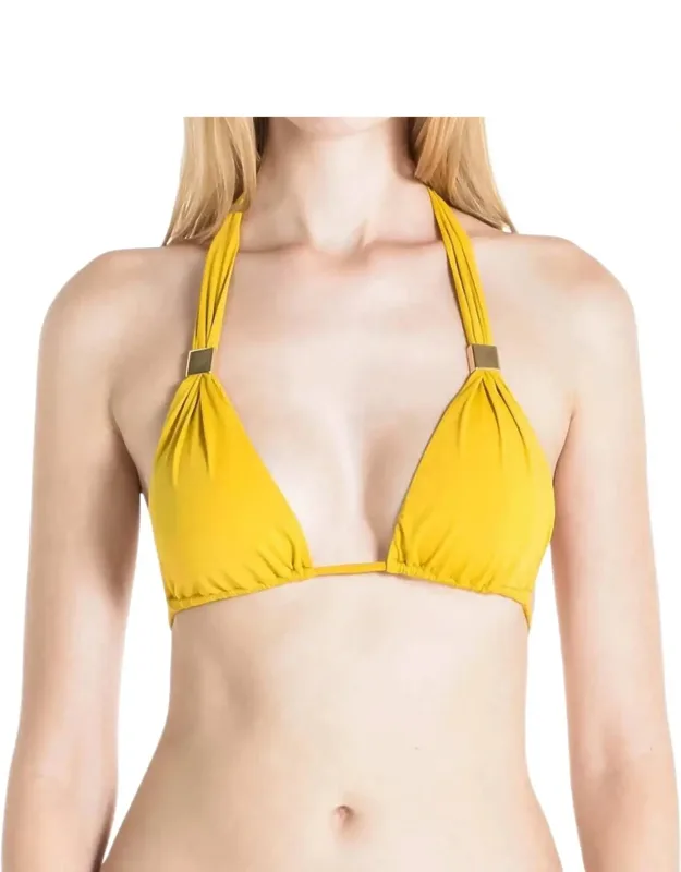 Halter Bikini Top With Pads