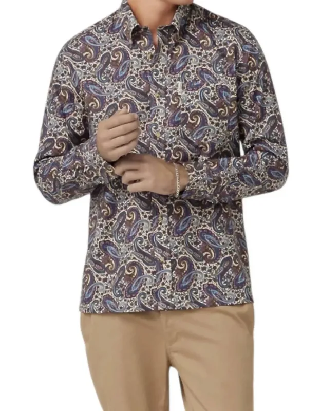Signature Paisley Long Sleeve Shirt