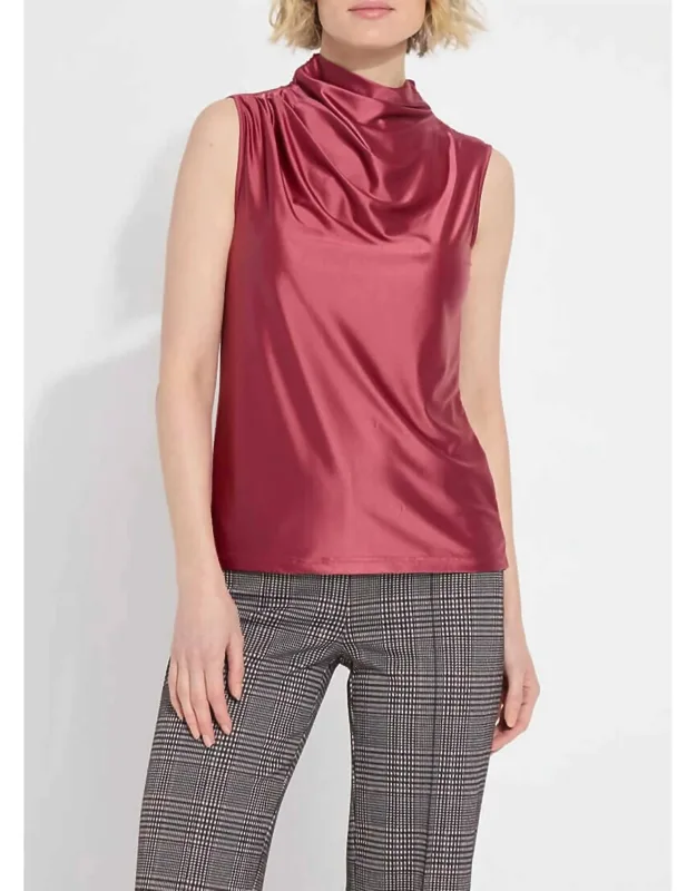 Satin Jersey Top