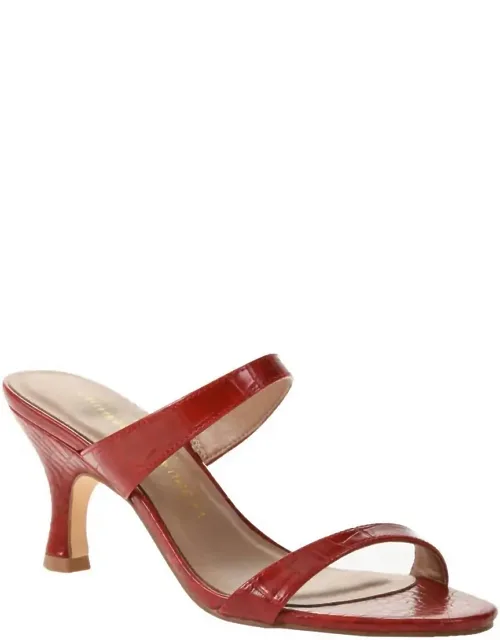 Yamila Cool Croc Low Heel Sandals