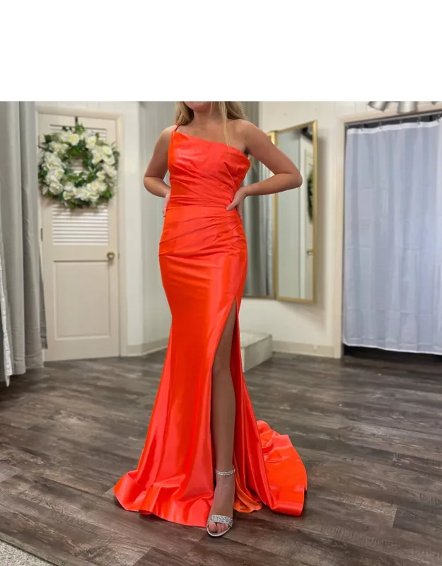 One Shoulder Maxi Dress