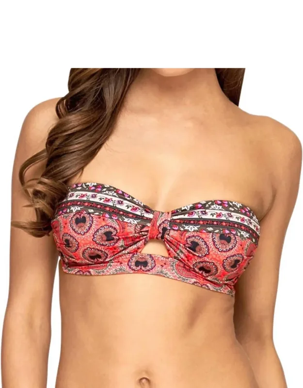 Halter Tie Bandeau Bikini Top