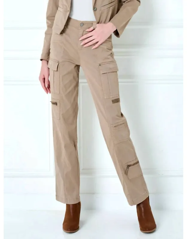 Stretch Twill Lyocell Cargo Pants
