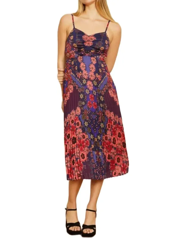 Dress In Patchwork Pansy