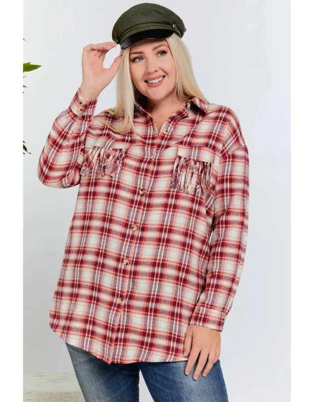 Plaid Button Up Shirt