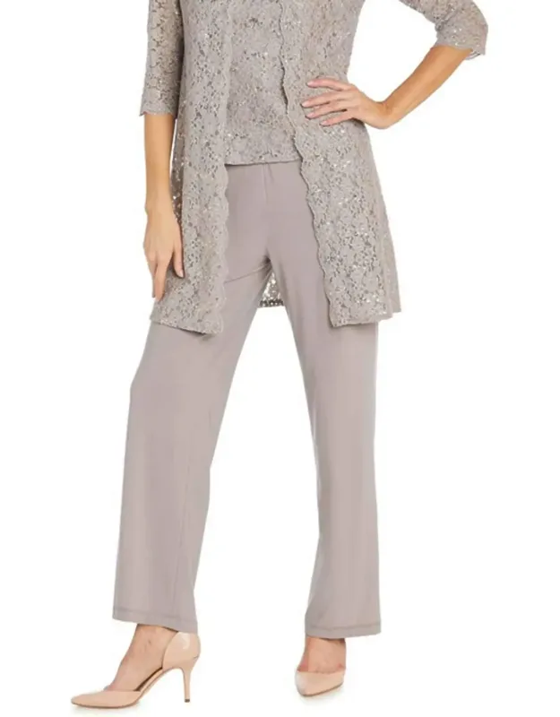 Embellished Dressy 3 Piece Pants Set