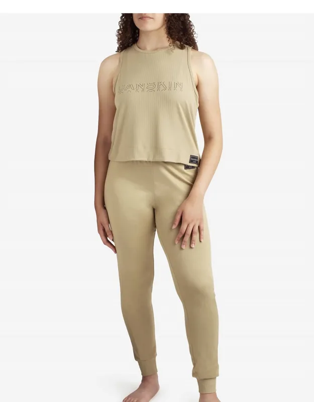 High Neck Tank Sleep Set With Joggers