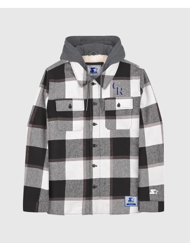 Colorado Rockies Cotton Flannel Full-snap Jacket